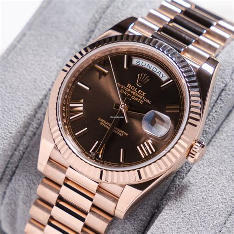 rolex day date rose gold sr number|rolex day date 40 price.